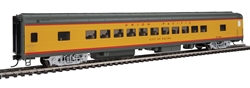 Walthers 18506 HO 85' ACF 44-Seat Coach Lighted Union Pacific Heritage Fleet City of Salina No Car Number