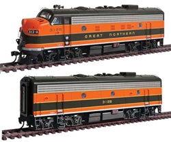 Walthers 40932 HO EMD F7A-B Set LokSound 5 Sound & DCC Great Northern #312A, 312B