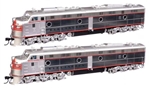 Walthers 42915 HO EMD E9 A-A with LokSound 5 Sound & DCC Chicago Burlington & Quincy #9990 & 9993