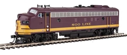 Walthers 49523 HO EMD FP7 Standard DC Soo Line 503A Dulux Gold