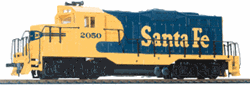 Walthers 103 HO EMD GP9M Standard DC Santa Fe Warbonnet