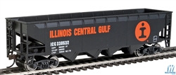 Walthers 1426 HO Offset Hopper Illinois Central Large Logo