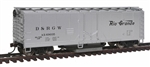 Walthers 1482 HO Track Cleaning Boxcar Denver & Rio Grande Western