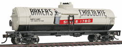 Walthers 1615 HO 40' Tank Car Baker's Chocolate GATX #31057