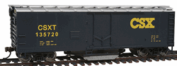 Walthers 1754 HO 40' Plug-Door Track Cleaning Boxcar CSX Transportation #135720