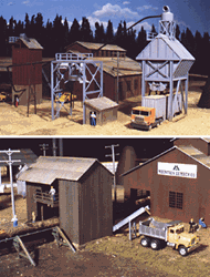 Walthers 3144 HO Sawmill Outbuildings Kit