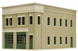 Walthers 4022 HO Two-Bay Fire Station Kit