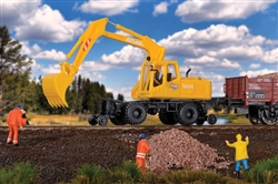 Walthers 11014 HO Hi-Rail Excavator Kit