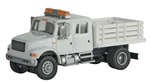 Walthers 11894 HO International 4900 Open Stake Bed Utility Truck w/Railroad Maintenance-of-Way Logo Decals