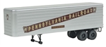 Walthers 2405 HO 35' Fluted-Side Trailer 2-Pack Pennsylvania Tuscan