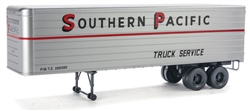 Walthers 2412 HO 35' Fluted-Side Trailer 2-Pack Southern Pacific