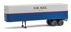 Walthers 2426 HO 35' Fluted-Side Trailer 2-Pack US Mail