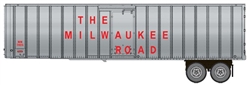 Walthers 2604 HO Flexi-Van 40' Trailer 2-Pack Assembled Milwaukee Road #2