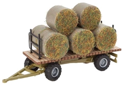 Walthers 4192 HO Hay Trailer with Load Kit