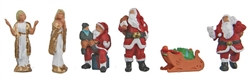 Walthers 6031 HO Christmas Figures Pkg 6