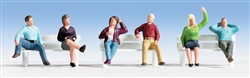 Walthers 6059 HO Seated People Pkg 6 Set #3