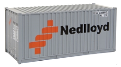 Walthers 8005 HO 20' Corrugated Container w/ Flat Panel Ned-Lloyd