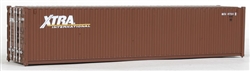 Walthers 8154 HO 40' Corrugated Container XTRA Brown