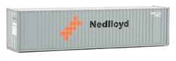 Walthers 8219 HO 40' Hi-Cube Corrugated Container w/Flat Roof Nedlloyd