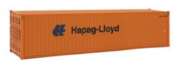 Walthers 8254 HO 40' Hi Cube Corrugated Side Container Hapag-Lloyd