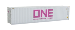 Walthers 8276 HO 40' Hi-Cube Corrugated-Side Container Assembled Ocean Network Express ONE