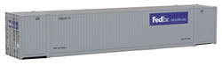 Walthers 8504 HO 53' Singamas Corrugated Side Container FedEx MultiModal Gray purple
