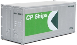 Walthers 8662 HO 20' Smooth-Side Container CP Ships