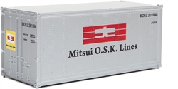 Walthers 8665 HO 20' Smooth-Side Container Mitsui OSK