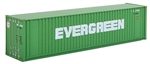 Walthers 8802 N 40' Hi Cube Ribbed Side Container Assembled Evergreen