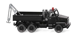 Wiking 63409 HO 1973-1985 Volvo N10 Tow Truck Assembled Black