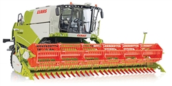 Wiking 77817 1/32 Claas Tucano 570 Combine w/V 930 Grain Mower Assembled Claas Red German Lettering