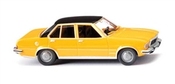 Wiking 79605 HO 1972 Opel Commodore B 4-Door Sedan Assembled Yellow Black