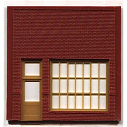 DPM 30171 HO Modular Building System Street Level Wall Sections w/Steel Sash Entry Kit