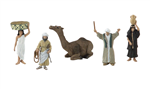 Woodland 4441 Egyptian Culture Figures Scene-A-Rama Pkg 5