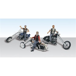 Woodland AS5554 HO Bad Boy Bikers