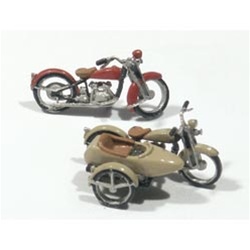 Woodland D228 HO Motorcycles & Sidecar Kit