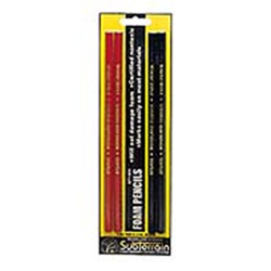 Woodland ST1431 Foam Markers Red/Black 2 each