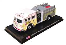 William Tell ACSF20 1/72 Sutphen Monarch Fire Rescue Pumper Assembled Gettysburg Pennsylvania 2006