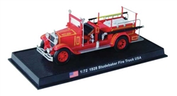 William Tell ACSF36 1/72 Studebaker Fire Truck Assembled South Bend Indiana 1928