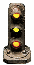 Tomar 850 HO Dwarf Signal Three-Light & Green LEDs