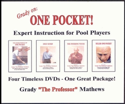 GRADY ON ONE POCKET - 4 DVDS