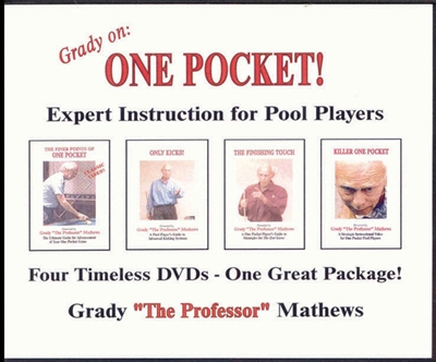 GRADY ON ONE POCKET - 4 DVDS