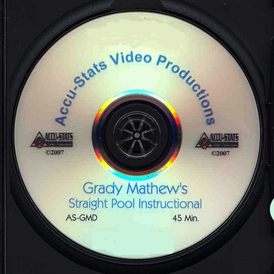 GRADY'S STRAIGHT POOL INSTRUCTIONAL DVD