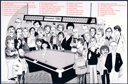 RED'S HOUSTON '84 TOURNAMENT POSTER