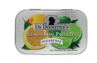 DR. DOOLITTLE'S- LEMON LIME PASTILLES SUGAR FREE TIN- 60g/ 2 1/8oz