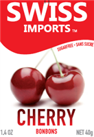 Swiss Imports Sugar Free Cherry Bonbons  40g