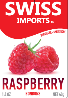 Swiss Imports Sugar Free Raspberry Bonbons  40g