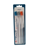 Tello 3940 Medium Toothbrush- 3 pack