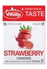 VITALP Strawberry Hard Candies- Sugar free and Vegan 25 grams