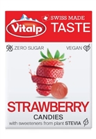 VITALP Strawberry Hard Candies- Sugar free and Vegan 25 grams